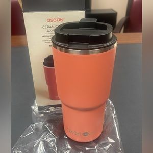 NWOT Asobu Ceramic Lined Travel Mug (22oz)